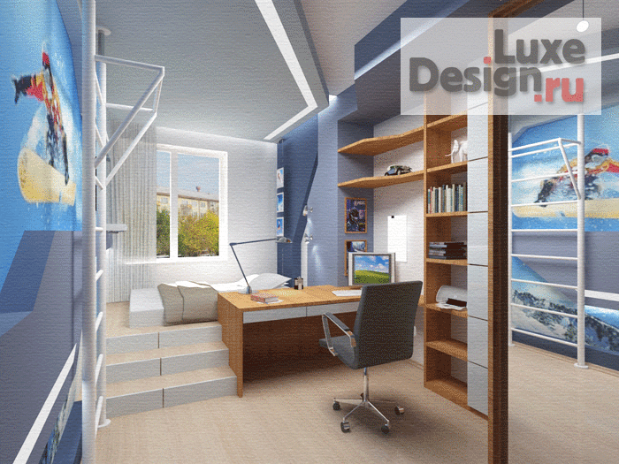 Дизайн интерьера трехкомнатной квартиры "Квартира на Никонова" (фото 3)