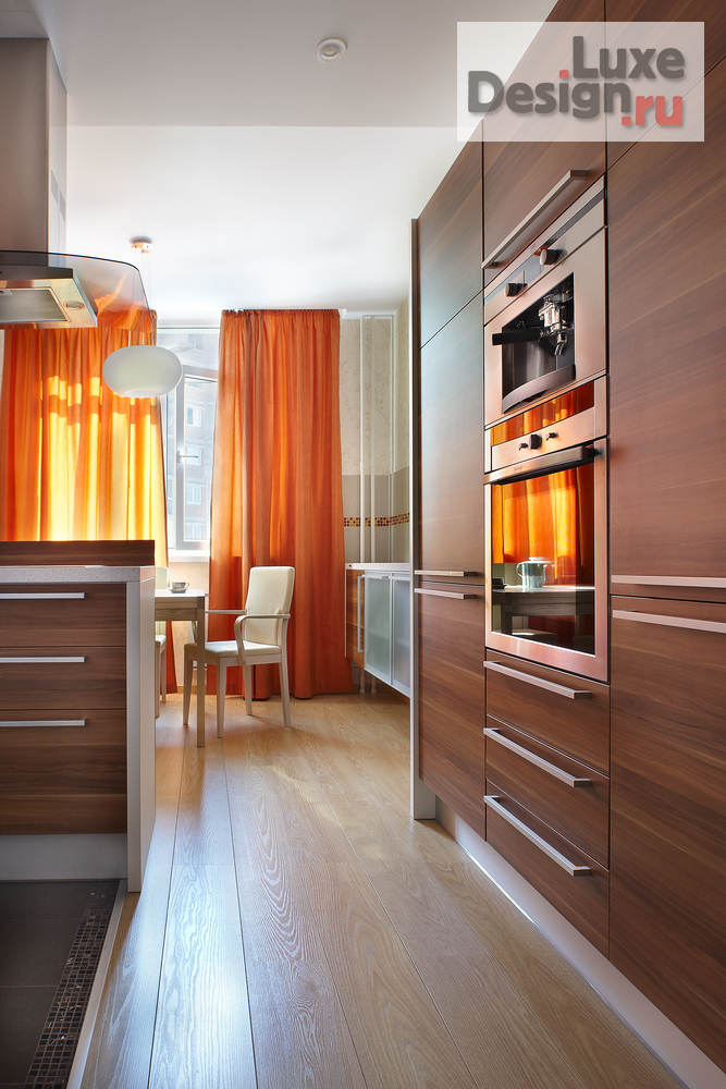 Дизайн интерьера двухкомнатной квартиры "Яркая и тёплая квартира в Екатеринбурге" (фото 2)