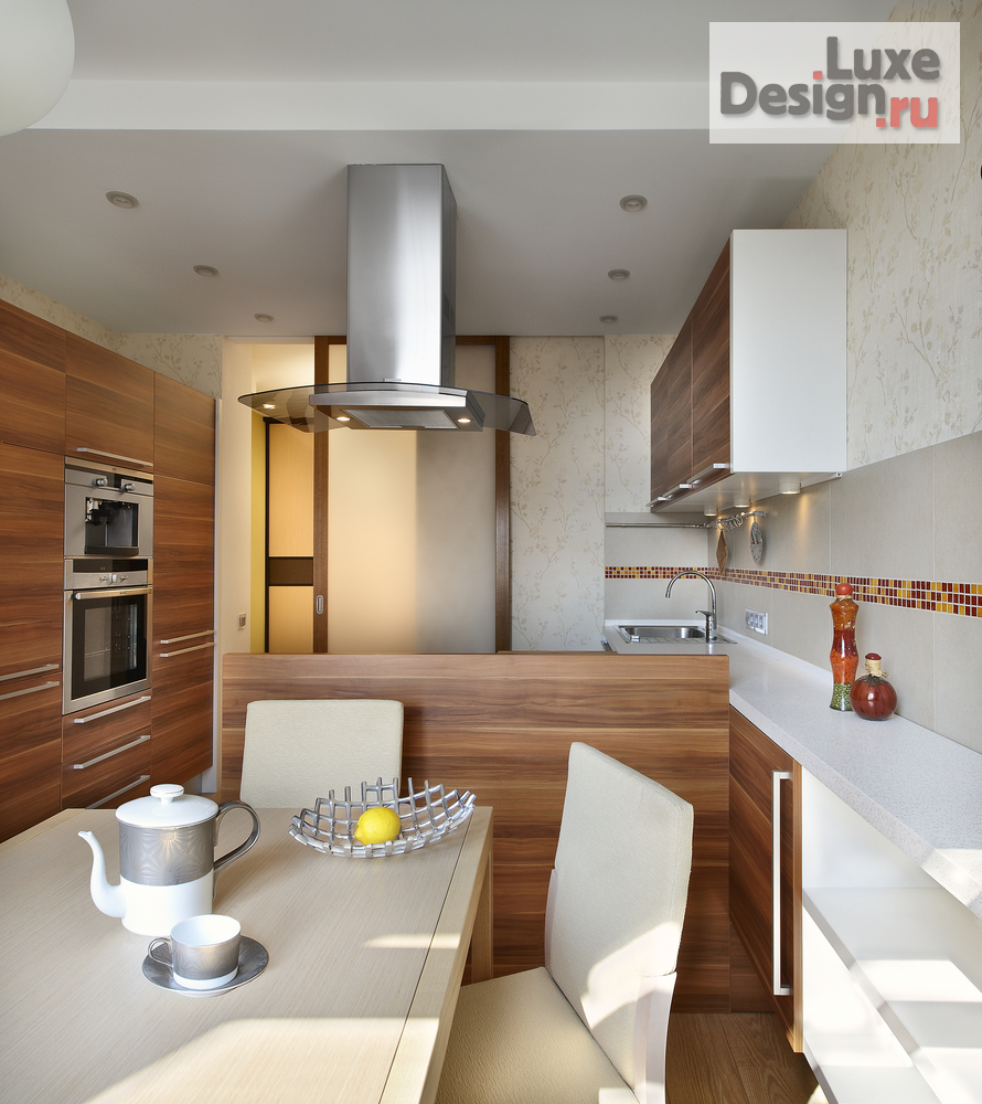 Дизайн интерьера двухкомнатной квартиры "Яркая и тёплая квартира в Екатеринбурге" (фото 3)