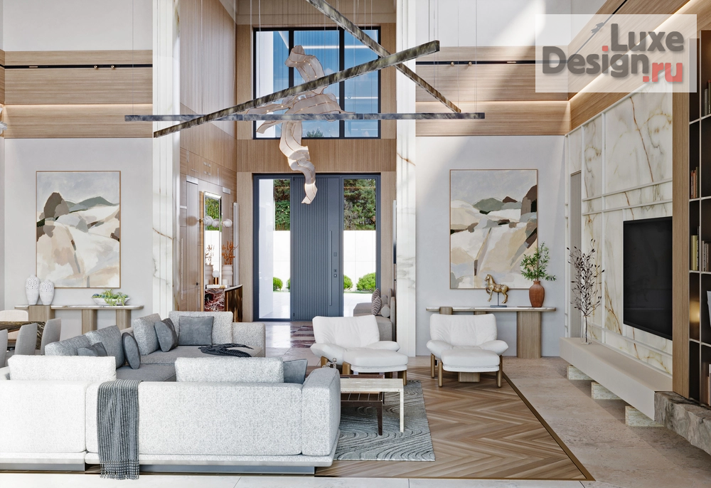 Дизайн интерьера загородного дома "Дом в Челябинске" (фото 2)