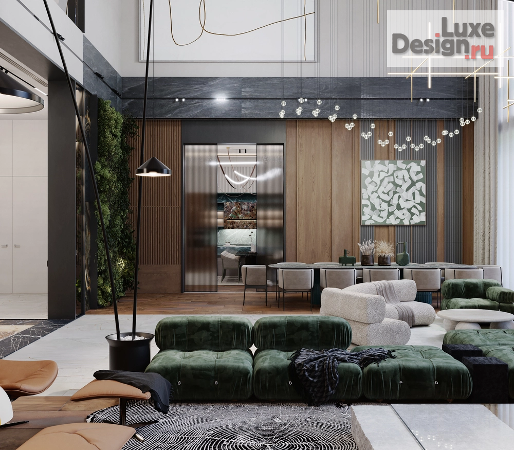 Дизайн интерьера загородного дома "Дом в Москве" (фото 1)