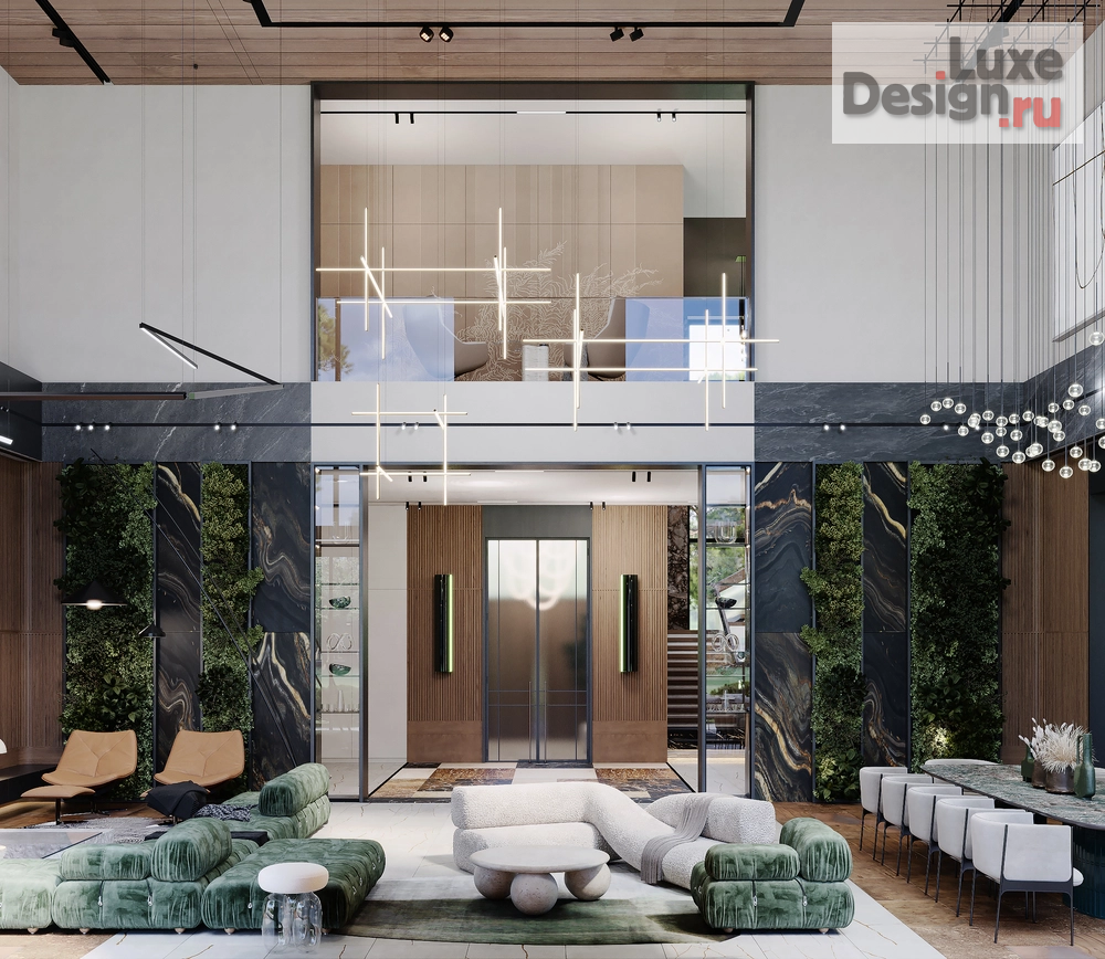 Дизайн интерьера загородного дома "Дом в Москве" (фото 2)