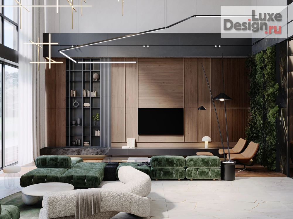 Дизайн интерьера загородного дома "Дом в Москве" (фото 3)