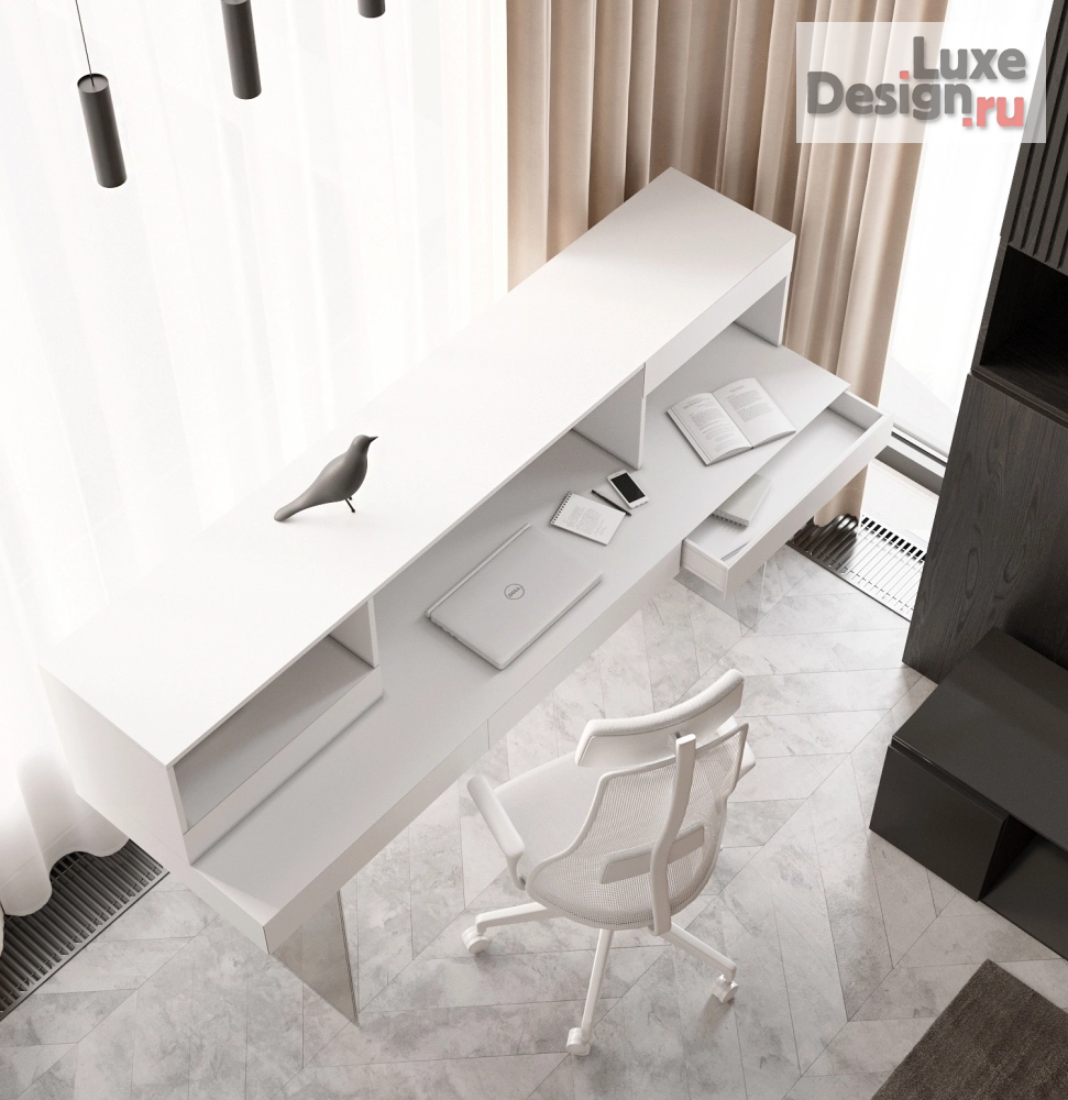 Дизайн интерьера загородного дома "Игра в шахматы" (фото 44)