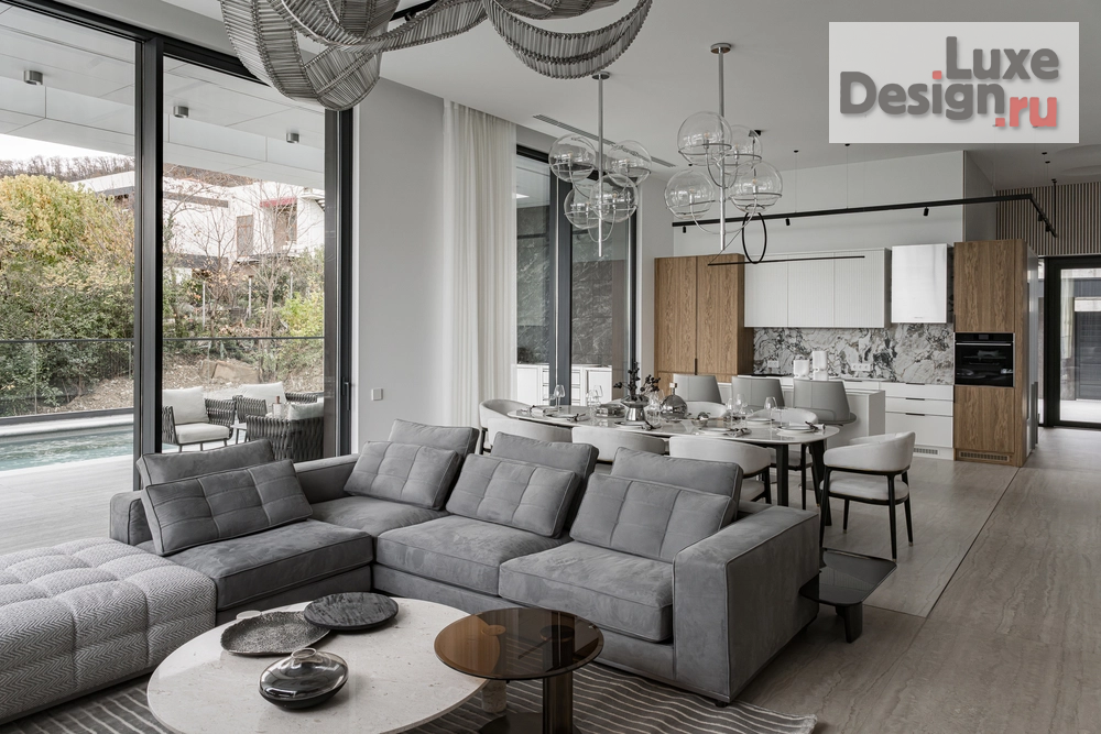 Дизайн интерьера частного дома "Морской бриз: уютная резиденция в Сочи" (фото 3)