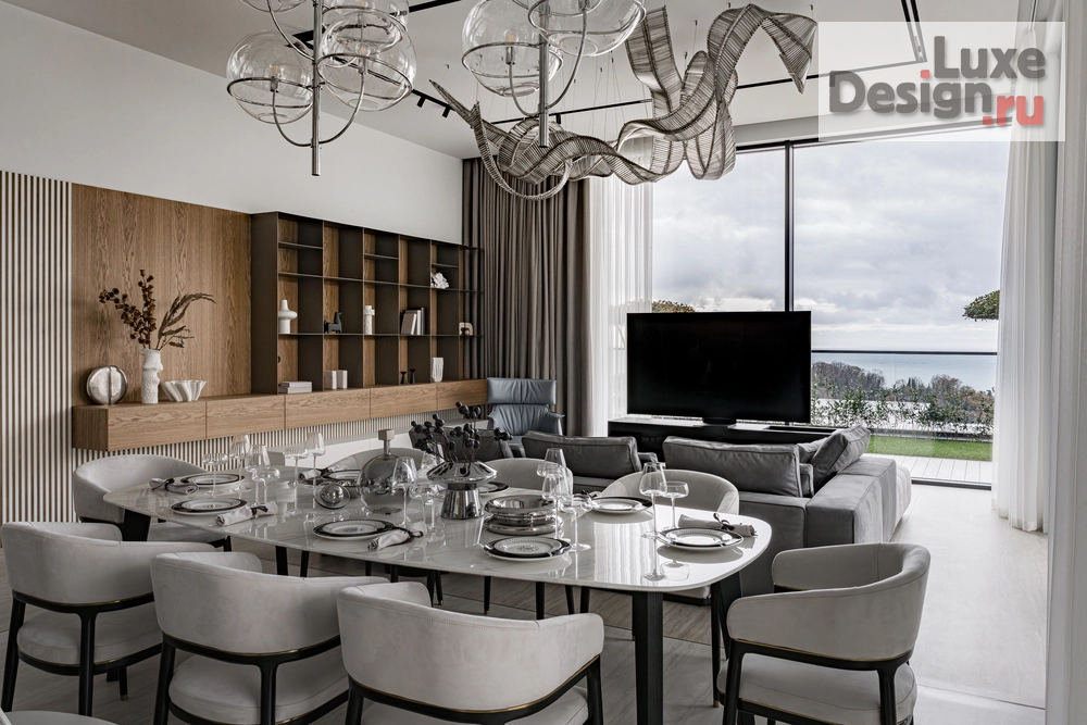 Дизайн интерьера частного дома "Морской бриз: уютная резиденция в Сочи" (фото 1)