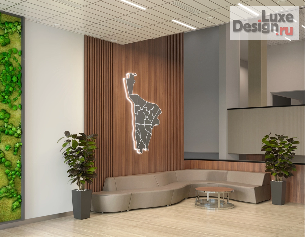 Дизайн интерьера офиса "Дизайн холла в Административном здании." (фото 4)