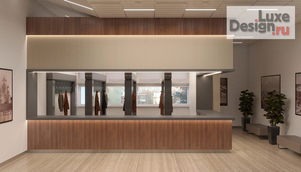 Дизайн интерьера офиса "Дизайн холла в Административном здании." (фото 8)