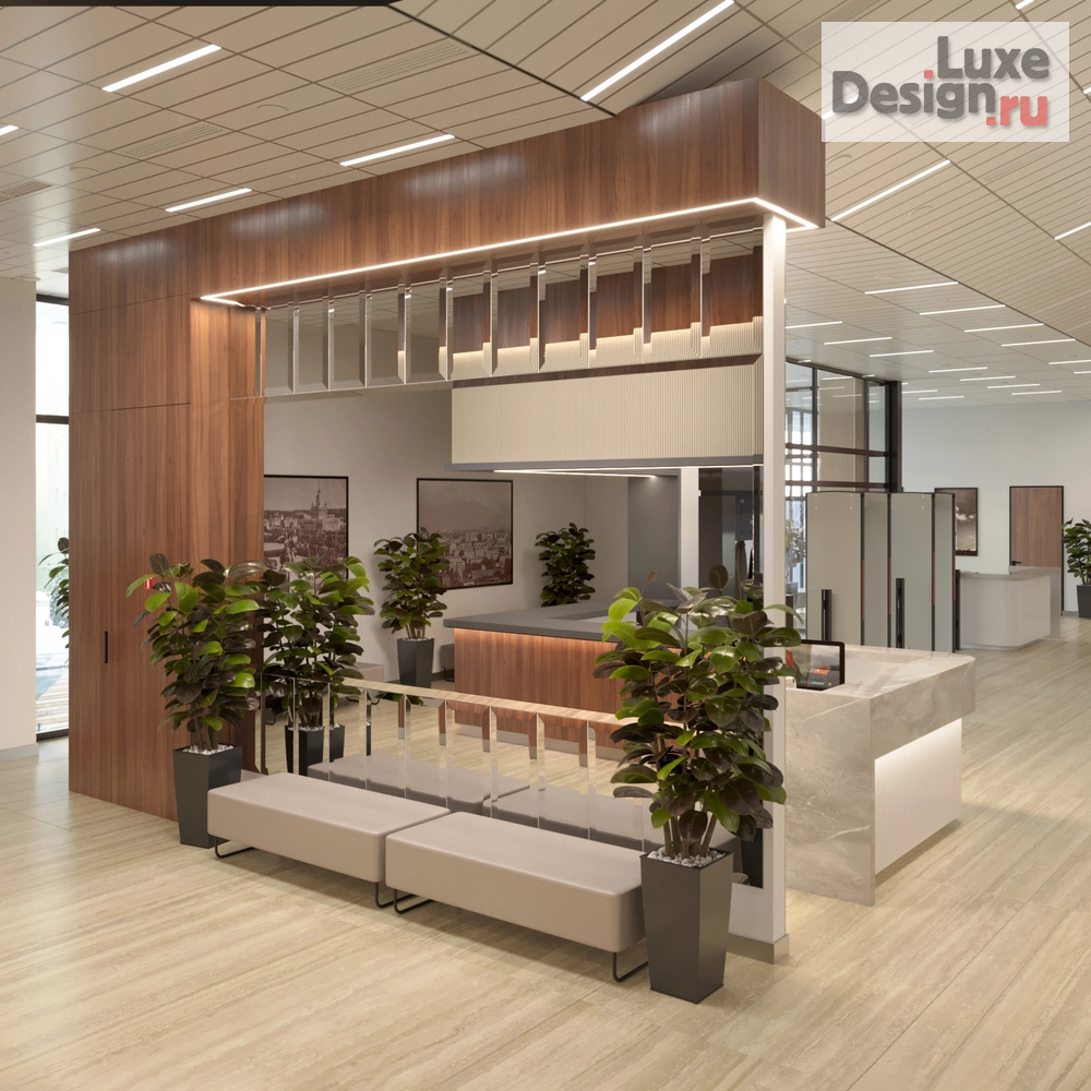 Дизайн интерьера офиса "Дизайн холла в Административном здании." (фото 9)