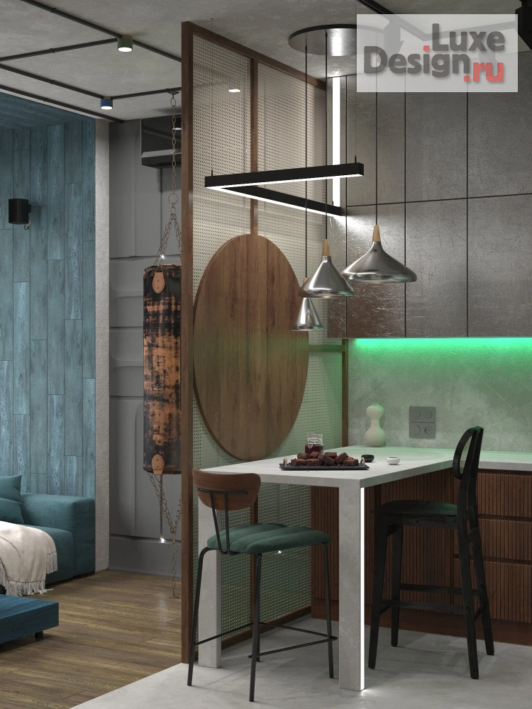 Дизайн интерьера однокомнатной квартиры "Проект САМУРАЙ" (фото 10)