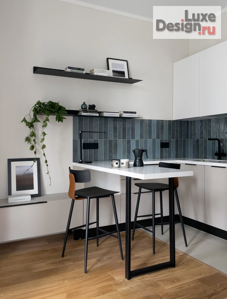 Дизайн интерьера однокомнатной квартиры "ЖК Испанские кварталы " (фото 2)