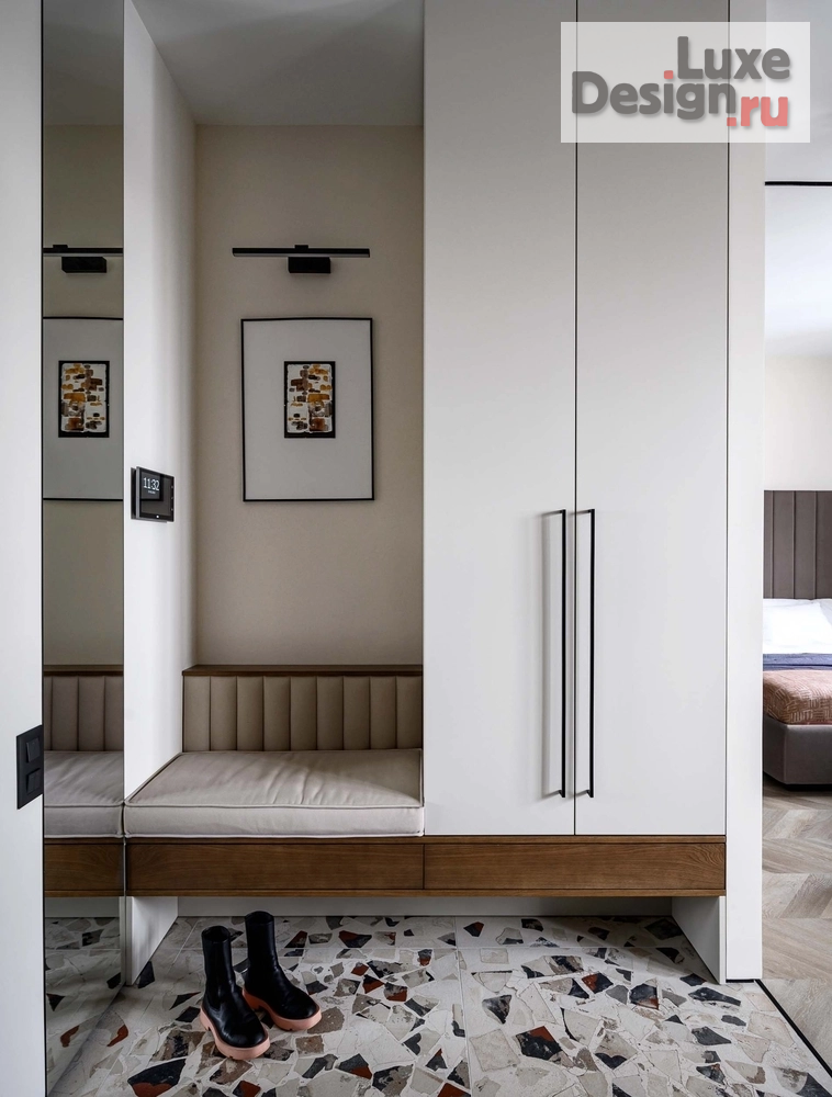 Дизайн интерьера двухкомнатной квартиры "ЖК Сердце столицы" (фото 1)