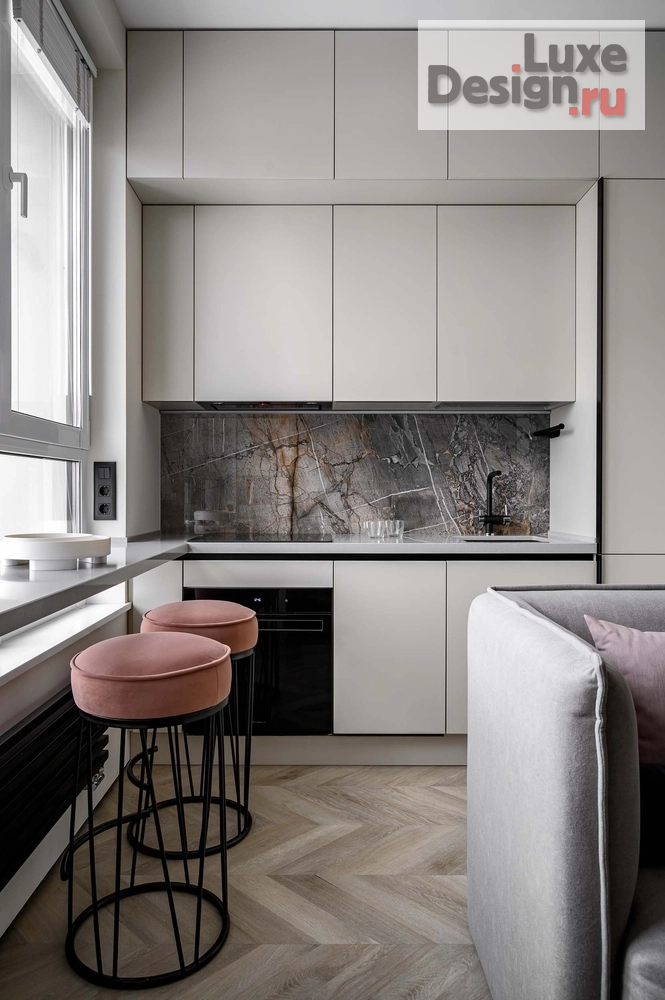 Дизайн интерьера двухкомнатной квартиры "ЖК Сердце столицы" (фото 7)