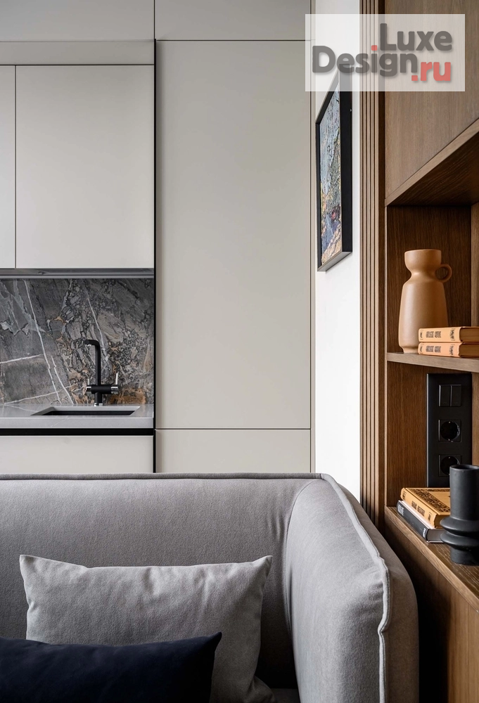 Дизайн интерьера двухкомнатной квартиры "ЖК Сердце столицы" (фото 10)
