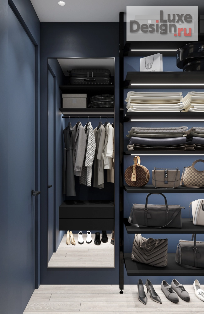 Дизайн интерьера трехкомнатной квартиры "ЖК Метрополия" (фото 26)