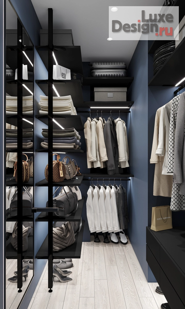 Дизайн интерьера трехкомнатной квартиры "ЖК Метрополия" (фото 25)