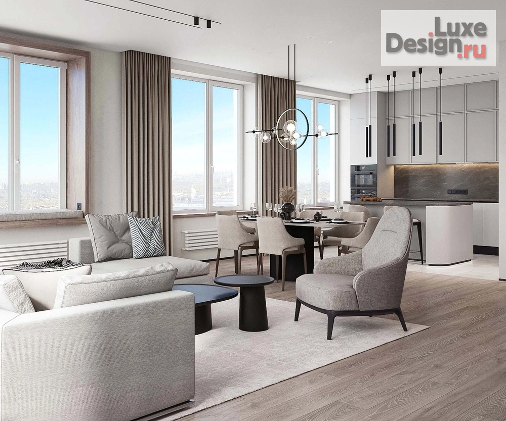 Дизайн интерьера трехкомнатной квартиры "ЖК Freedom " (фото 22)