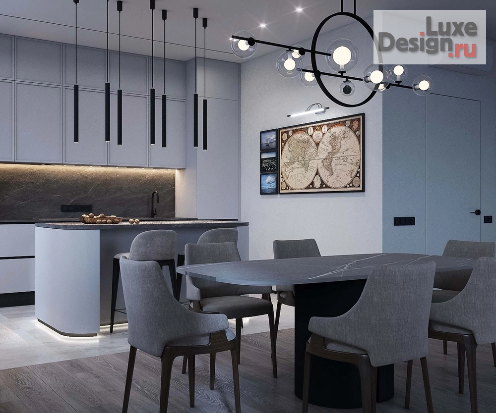 Дизайн интерьера трехкомнатной квартиры "ЖК Freedom " (фото 11)