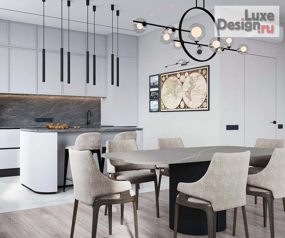 Дизайн интерьера трехкомнатной квартиры "ЖК Freedom " (фото 9)