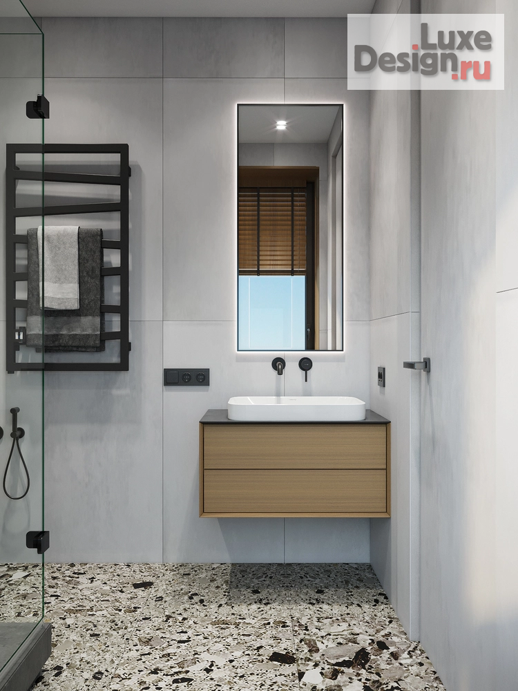 Дизайн интерьера трехкомнатной квартиры "ЖК Метрополия" (фото 14)