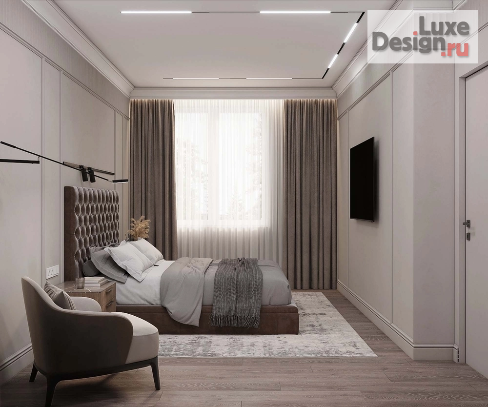 Дизайн интерьера двухкомнатной квартиры "ЖК Шуваловский 2" (фото 17)