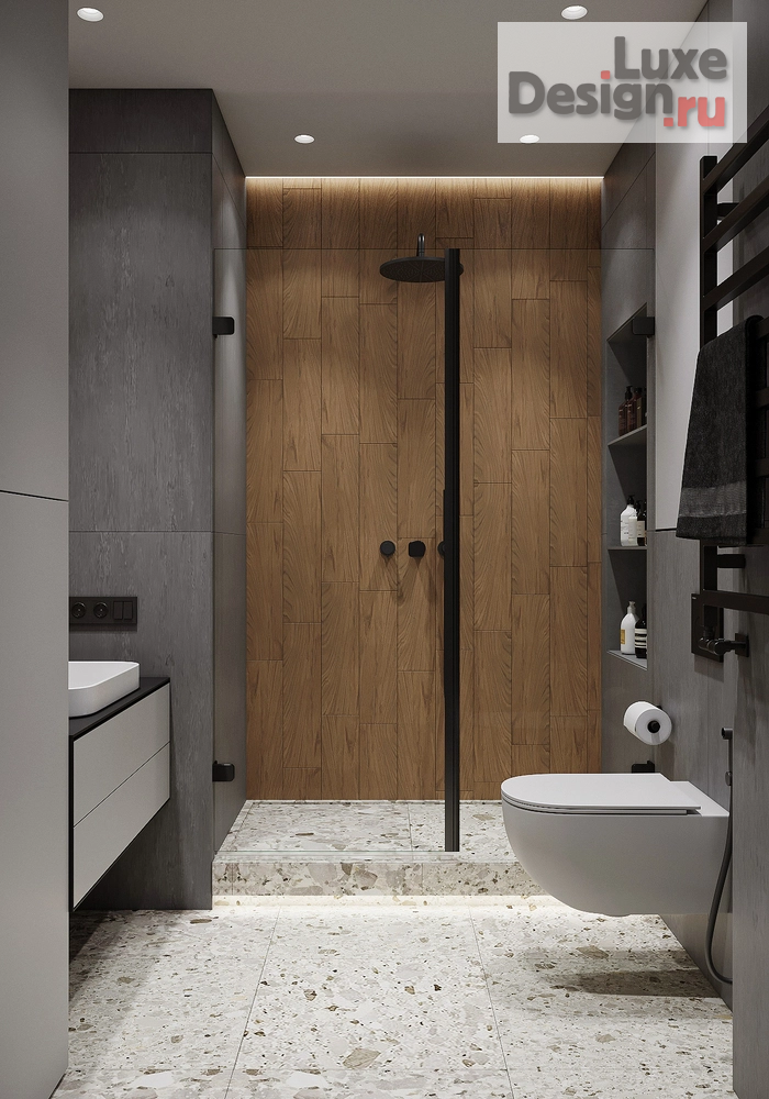 Дизайн интерьера трехкомнатной квартиры "ЖК Метрополия" (фото 29)