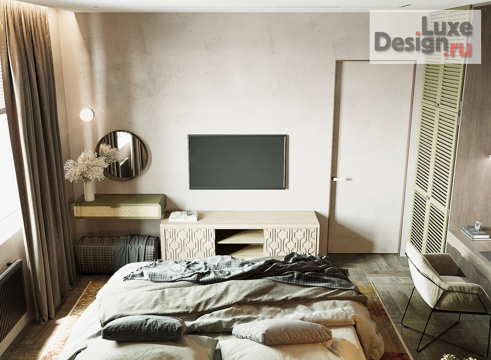 Дизайн интерьера трехкомнатной квартиры "Яркий LOFT" (фото 18)