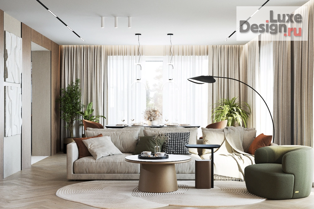 Дизайн интерьера коттеджа "Шикарный коттедж в Отрадном" (фото 8)