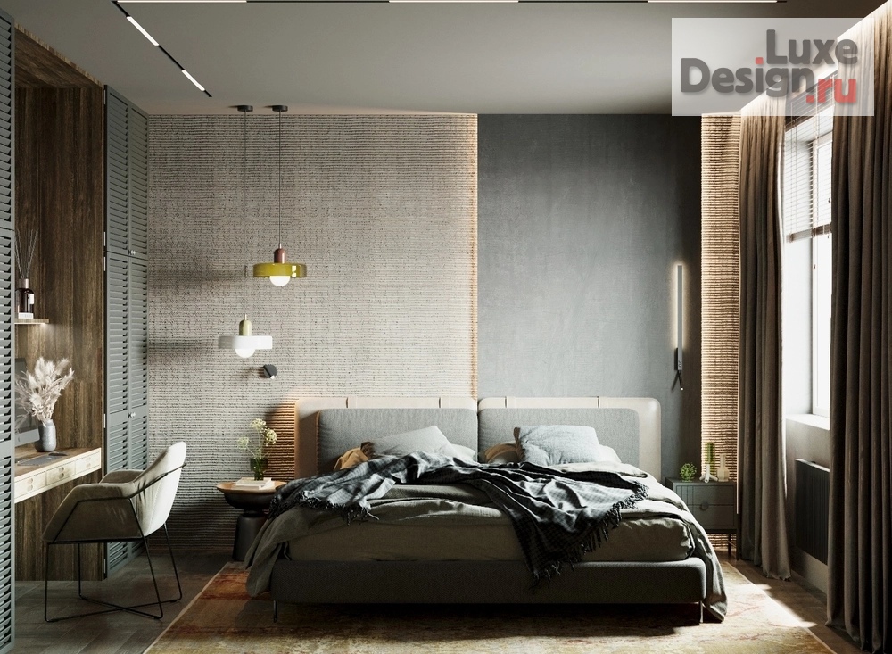 Дизайн интерьера трехкомнатной квартиры "Яркий LOFT" (фото 12)