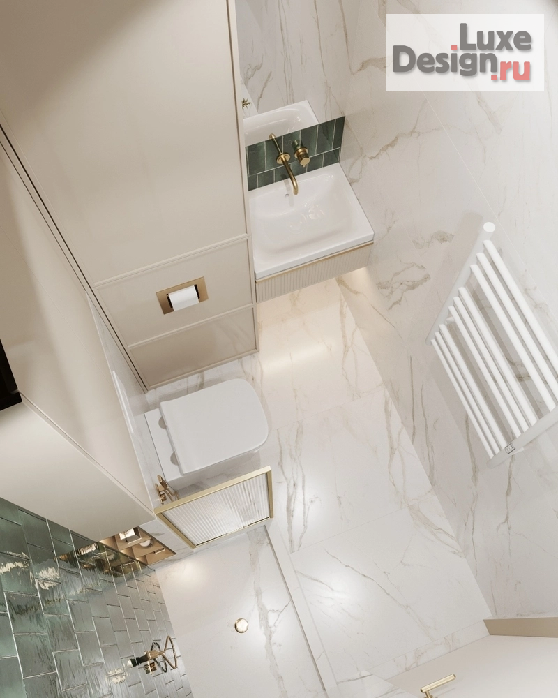 Дизайн интерьера двухкомнатной квартиры "Преображение сталинки 2.0" (фото 23)