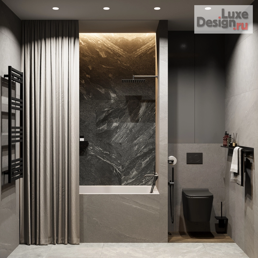 Дизайн интерьера двухкомнатной квартиры "Квартира в Москве 70 м2" (фото 14)