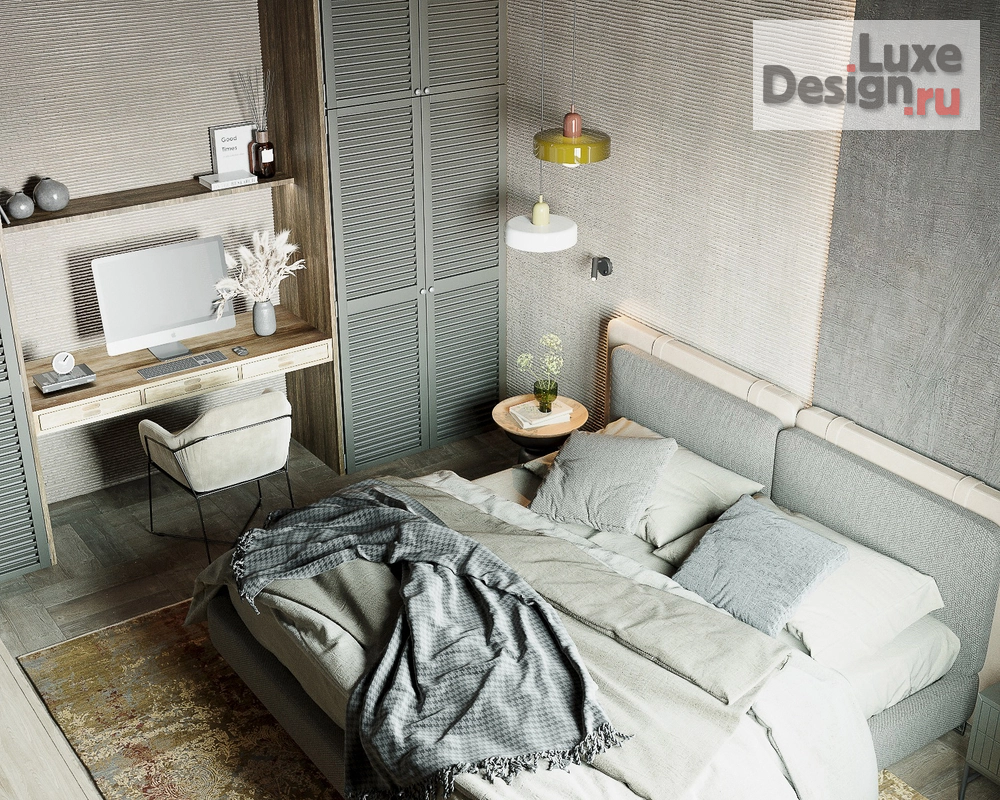 Дизайн интерьера трехкомнатной квартиры "Яркий LOFT" (фото 14)