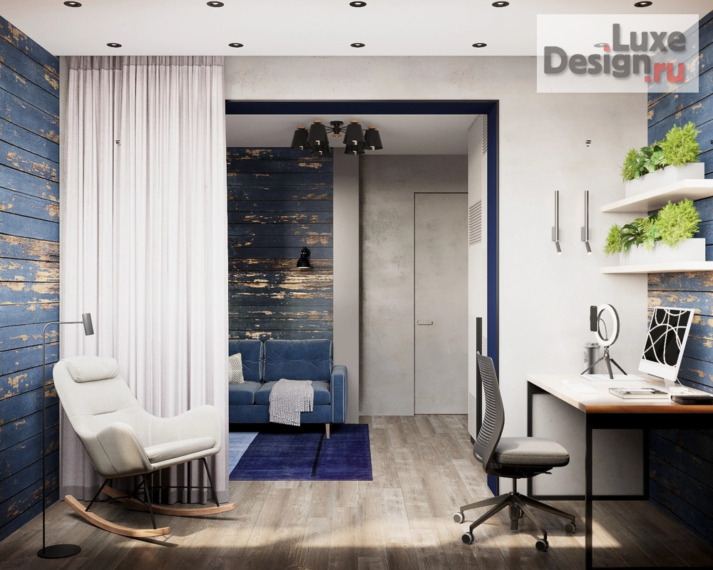 Дизайн интерьера трехкомнатной квартиры "Яркий LOFT" (фото 25)