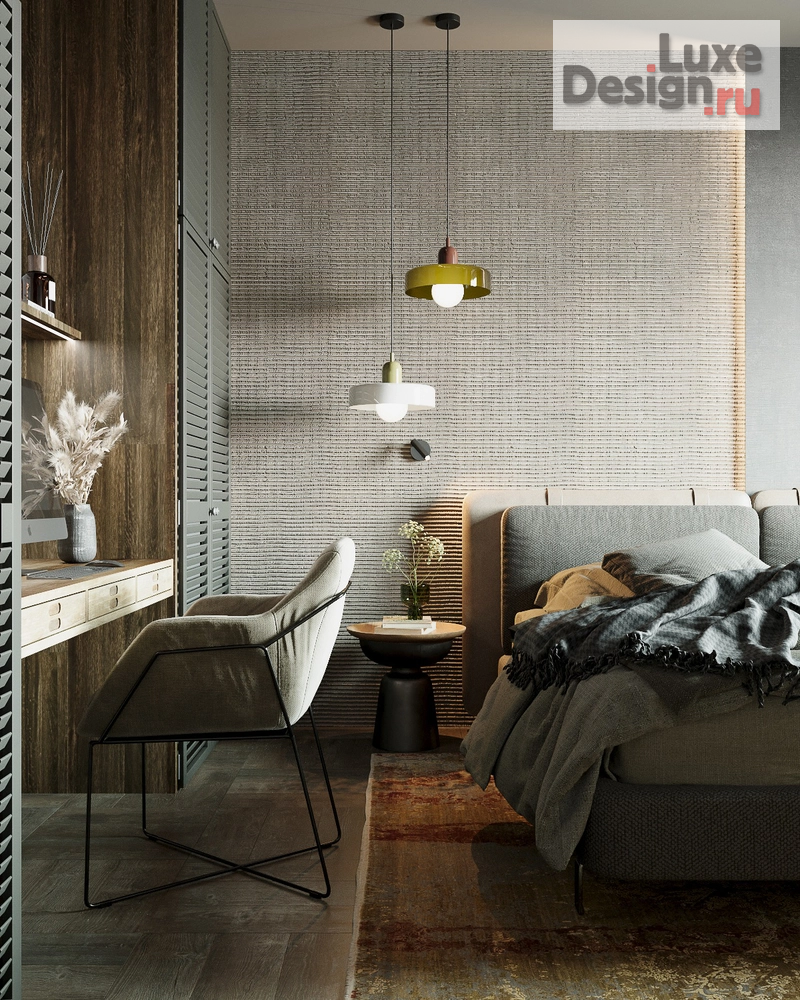 Дизайн интерьера трехкомнатной квартиры "Яркий LOFT" (фото 15)