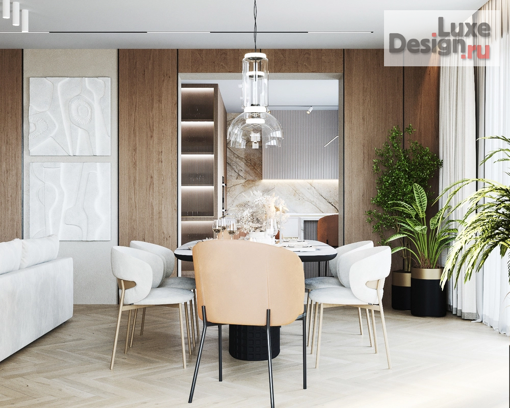 Дизайн интерьера коттеджа "Шикарный коттедж в Отрадном" (фото 13)