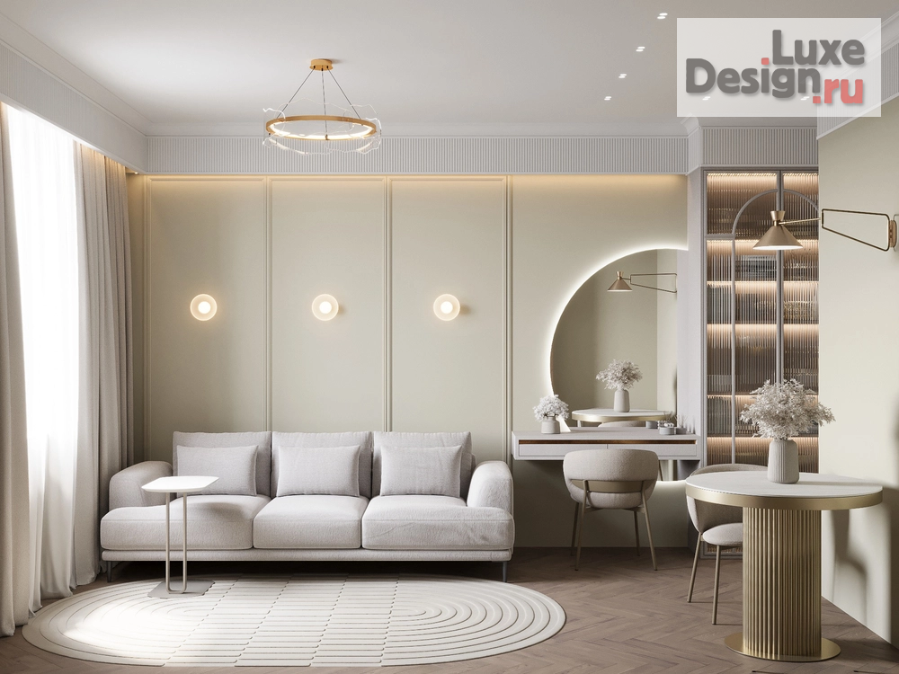 Дизайн интерьера двухкомнатной квартиры "Преображение сталинки 2.0" (фото 8)