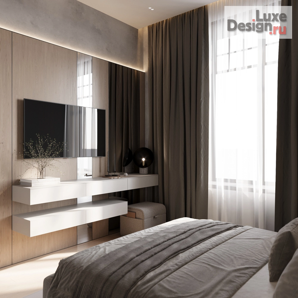 Дизайн интерьера коттеджа "Проект большого коттеджа в Подмосковье." (фото 42)