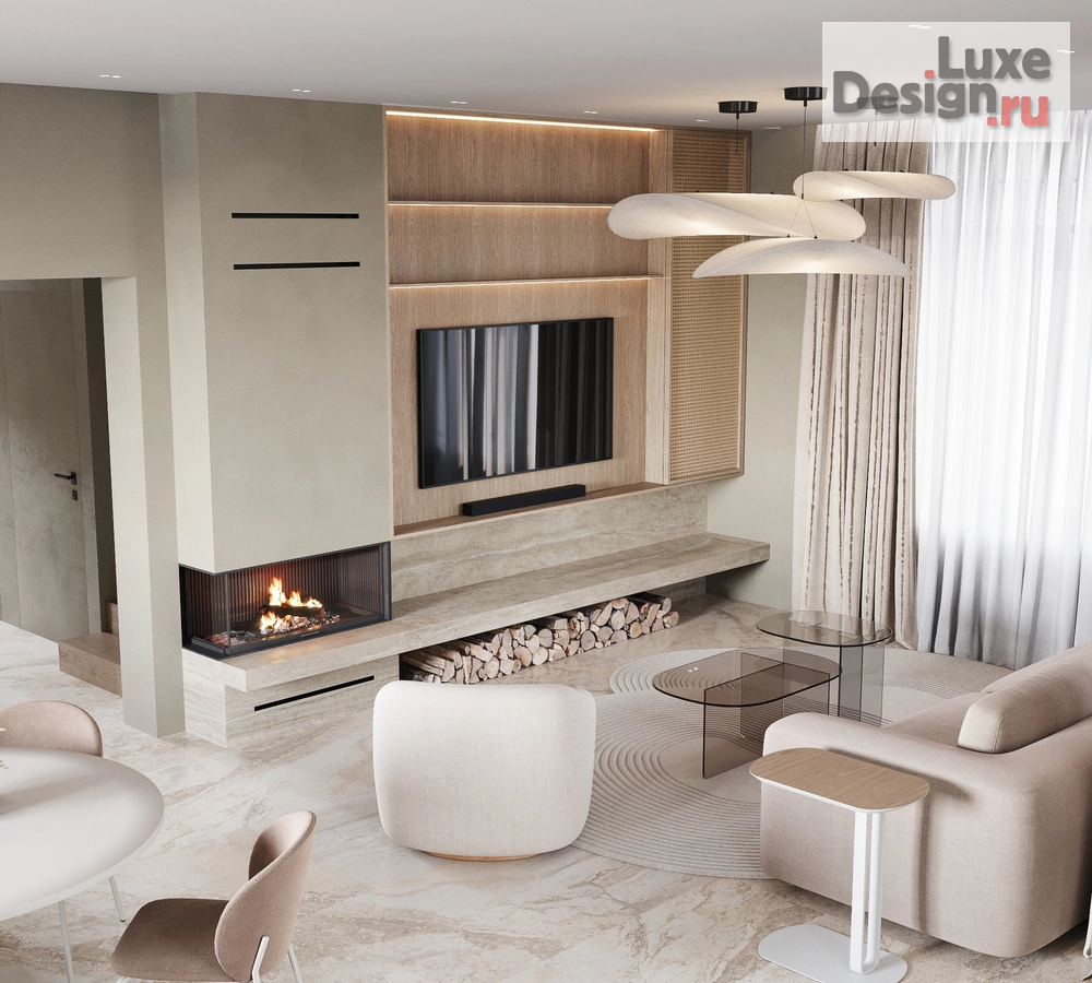 Дизайн интерьера коттеджа "Проект большого коттеджа в Подмосковье." (фото 3)