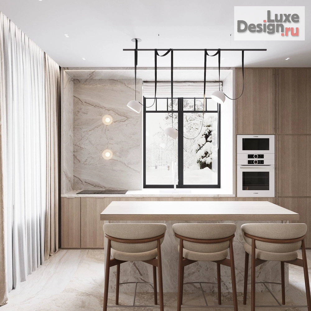 Дизайн интерьера коттеджа "Проект большого коттеджа в Подмосковье." (фото 9)