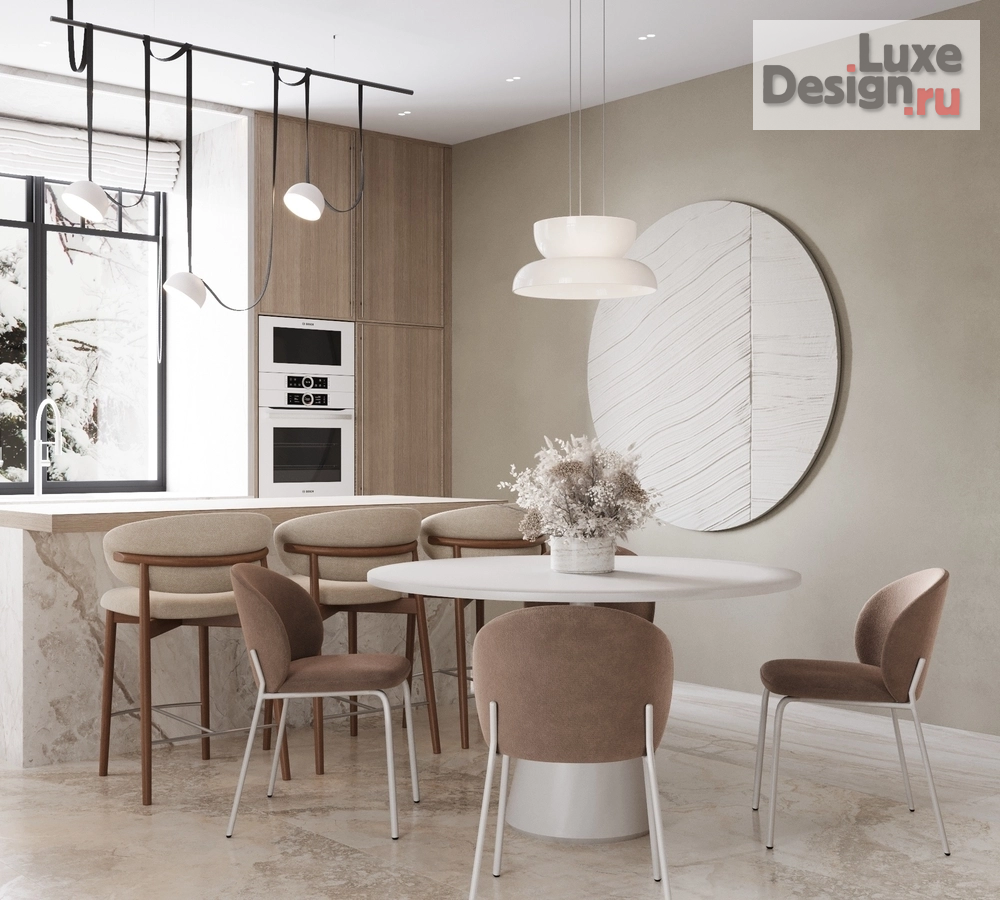 Дизайн интерьера коттеджа "Проект большого коттеджа в Подмосковье." (фото 10)