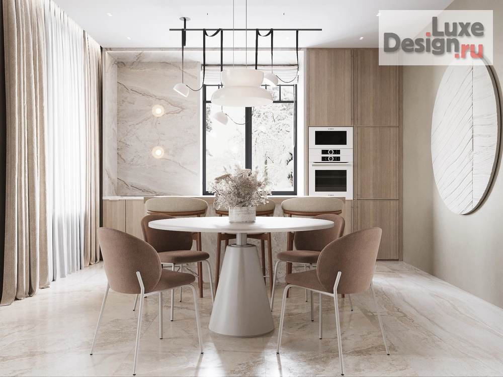 Дизайн интерьера коттеджа "Проект большого коттеджа в Подмосковье." (фото 1)