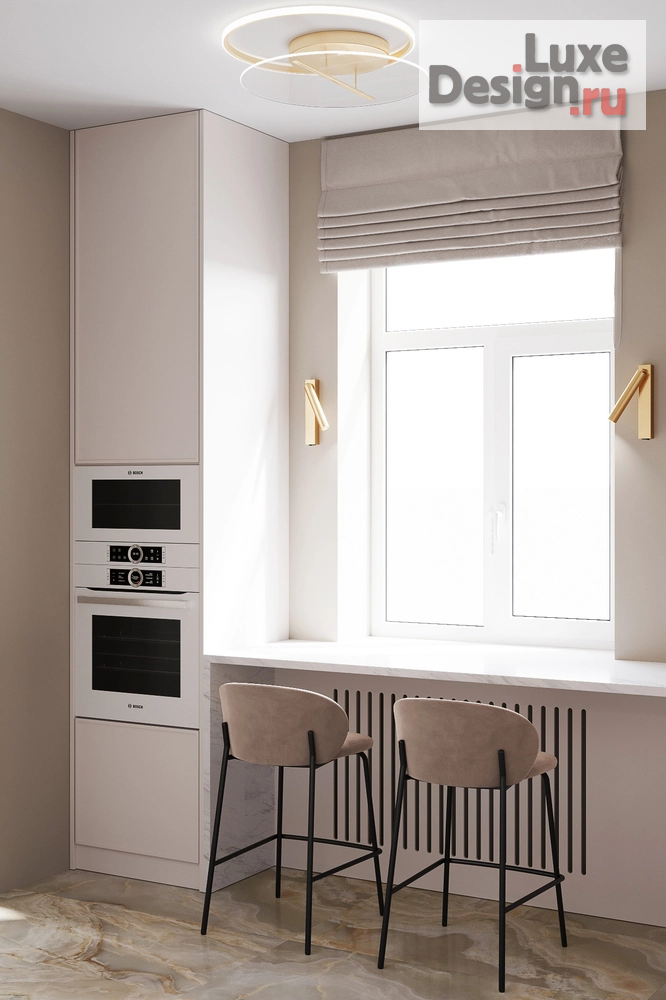 Дизайн интерьера двухкомнатной квартиры "Преображение сталинки 2.0" (фото 25)