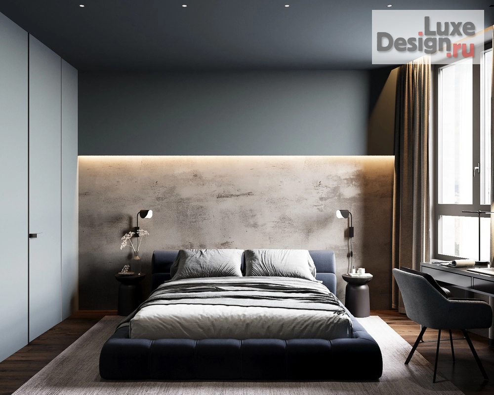 Дизайн интерьера двухкомнатной квартиры "Брутальная квартира в ЖК "Крылья"" (фото 22)