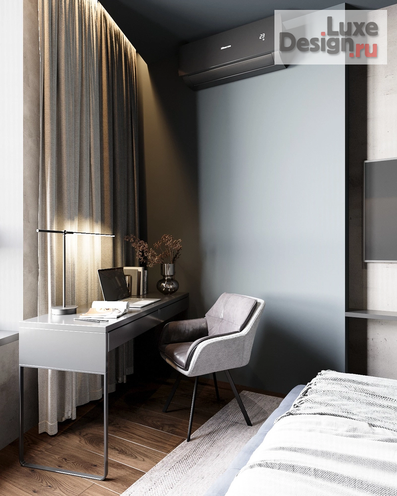 Дизайн интерьера двухкомнатной квартиры "Брутальная квартира в ЖК "Крылья"" (фото 25)