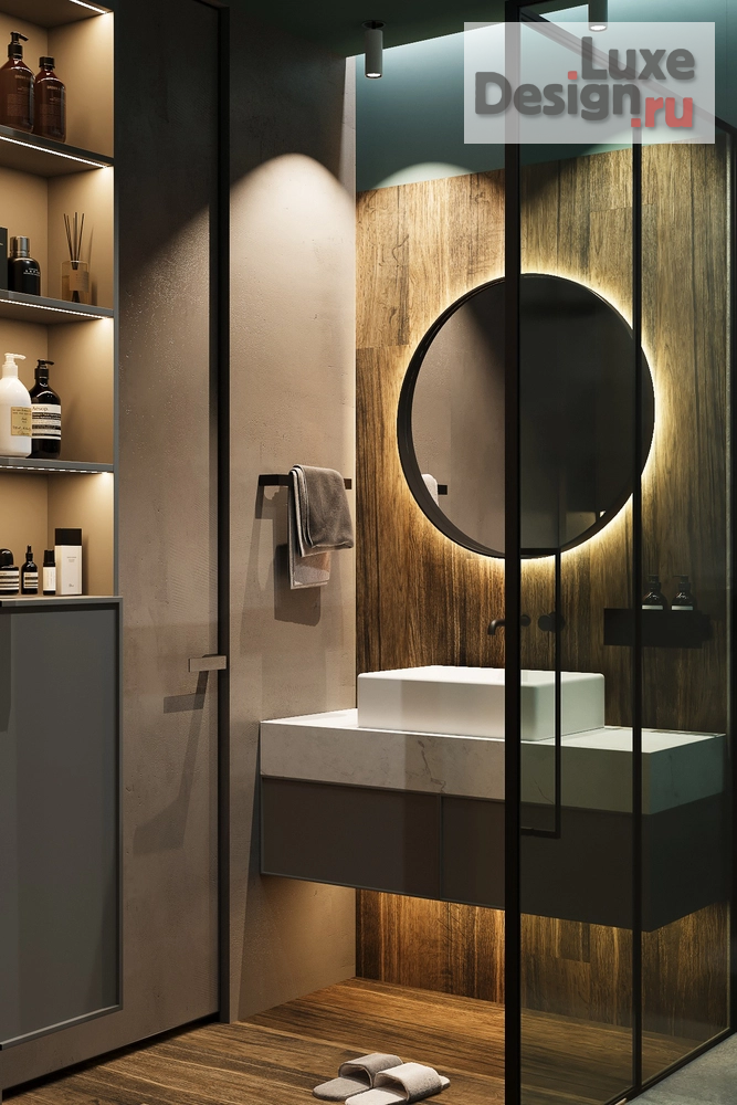 Дизайн интерьера двухкомнатной квартиры "Брутальная квартира в ЖК "Крылья"" (фото 15)