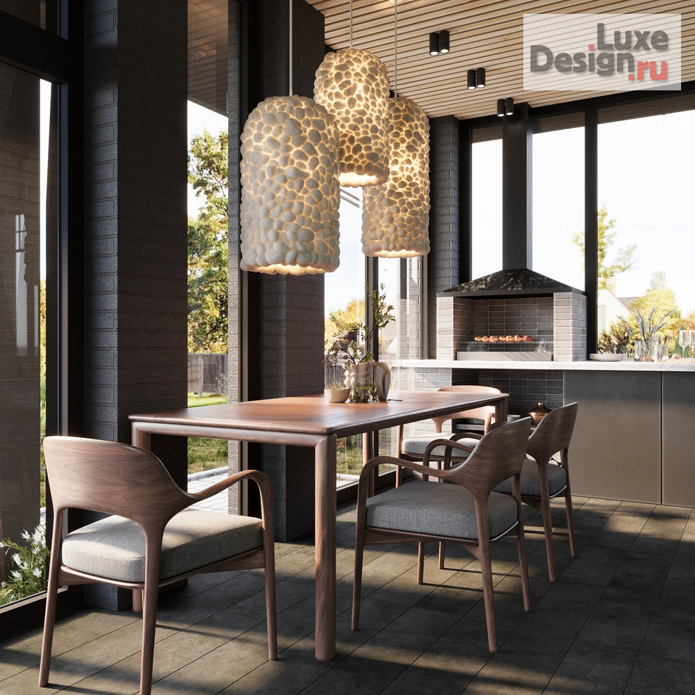 Дизайн интерьера коттеджа "Проект большого коттеджа в Подмосковье." (фото 72)