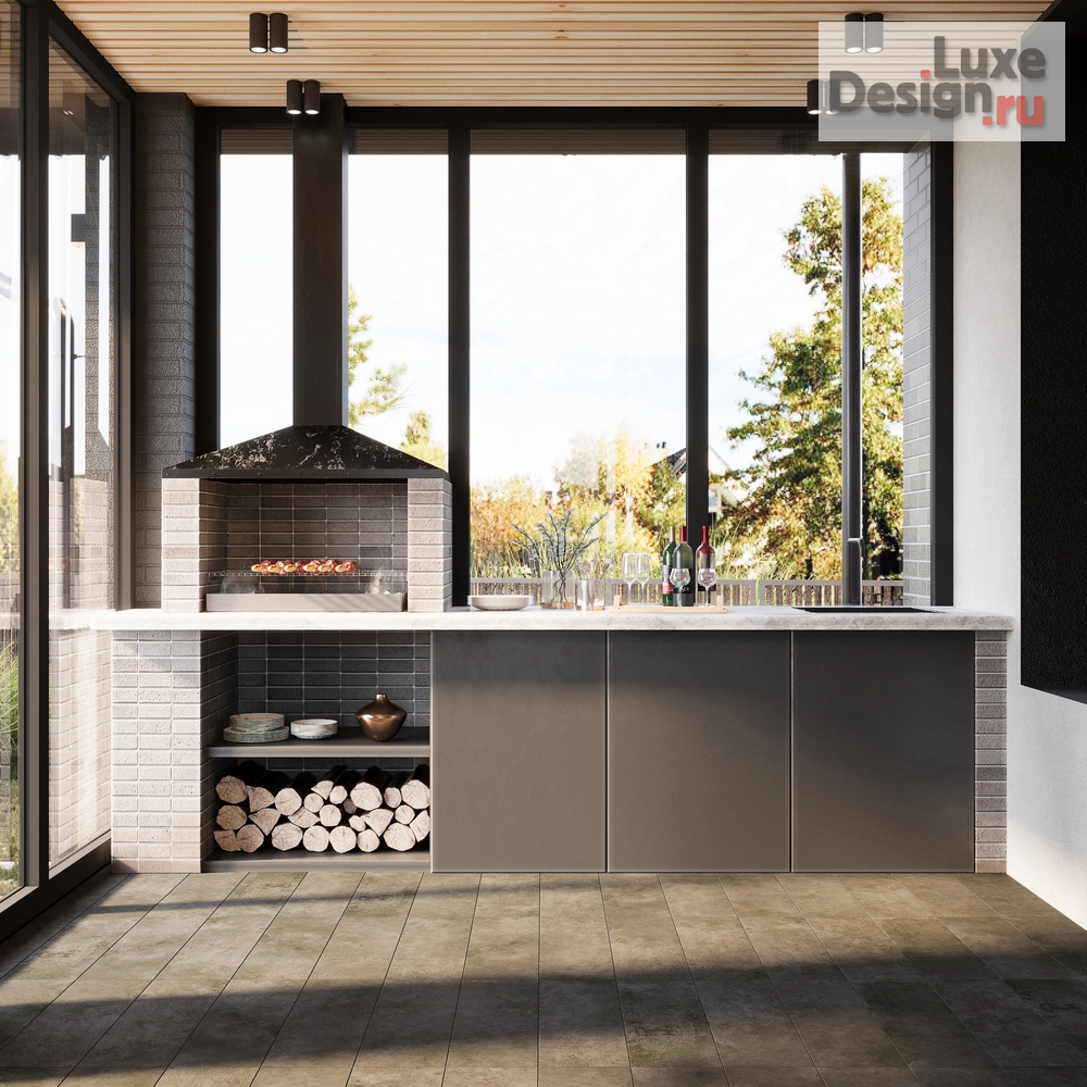 Дизайн интерьера коттеджа "Проект большого коттеджа в Подмосковье." (фото 73)