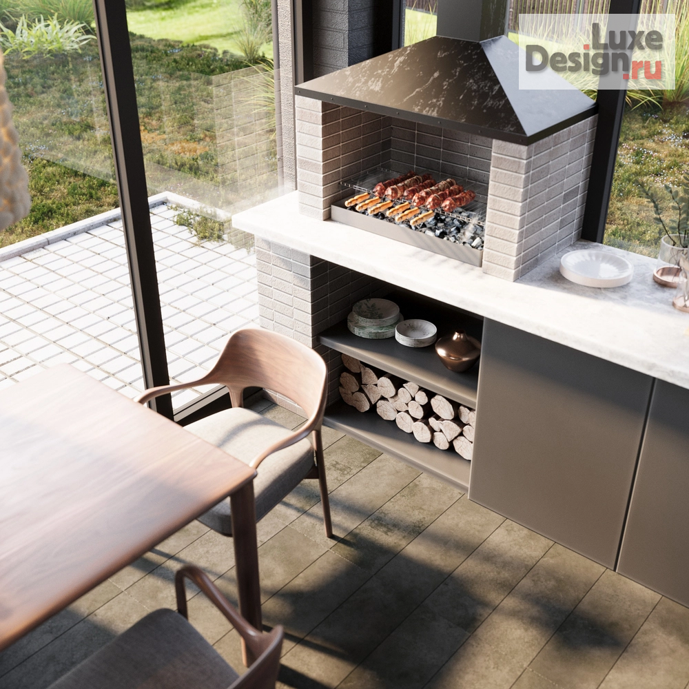 Дизайн интерьера коттеджа "Проект большого коттеджа в Подмосковье." (фото 74)