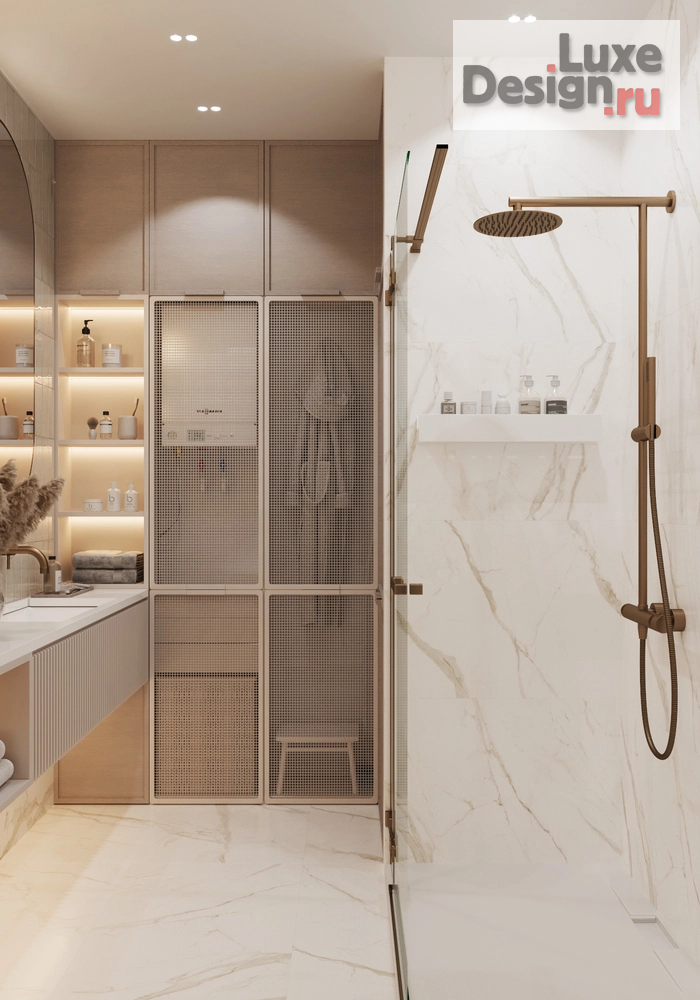 Дизайн интерьера двухкомнатной квартиры "Преображение сталинки 2.0" (фото 15)