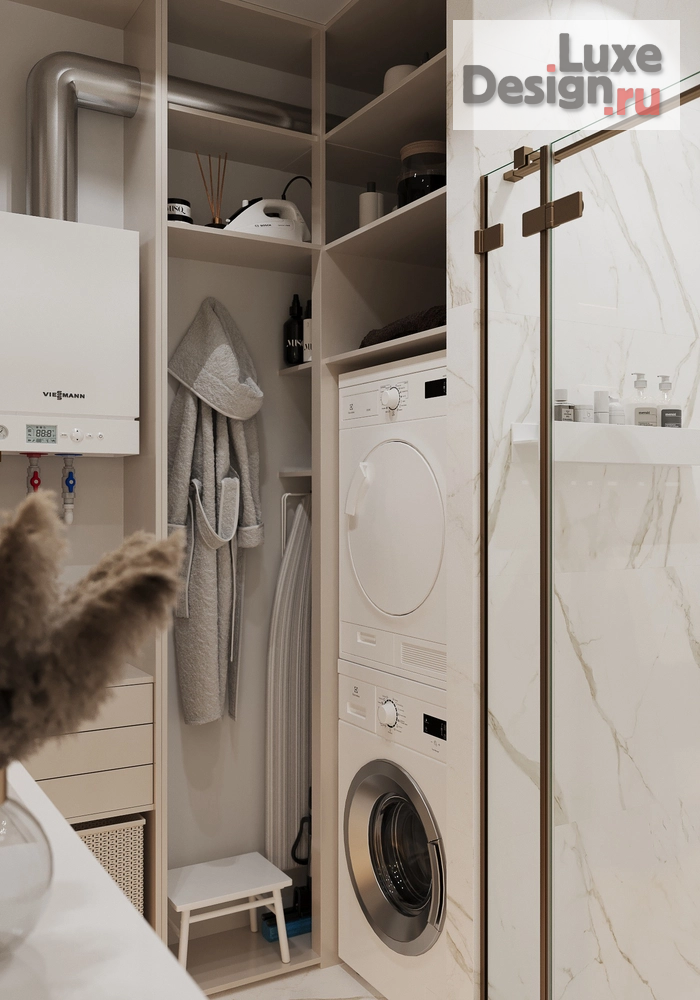 Дизайн интерьера двухкомнатной квартиры "Преображение сталинки 2.0" (фото 17)